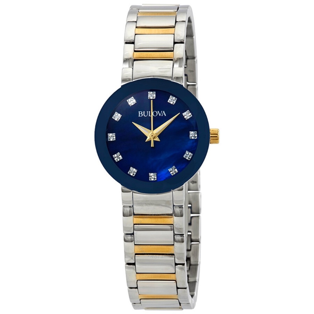 Preloved - stainless steel and gold watch for small wrist - 5.5.